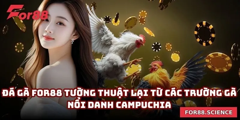 FOR88 - Link Truy Cập FOR88.COM Chính Thức Không Bị Chặn Đá gà For88 tường thuật lại từ các trường gà nổi danh Campuchia